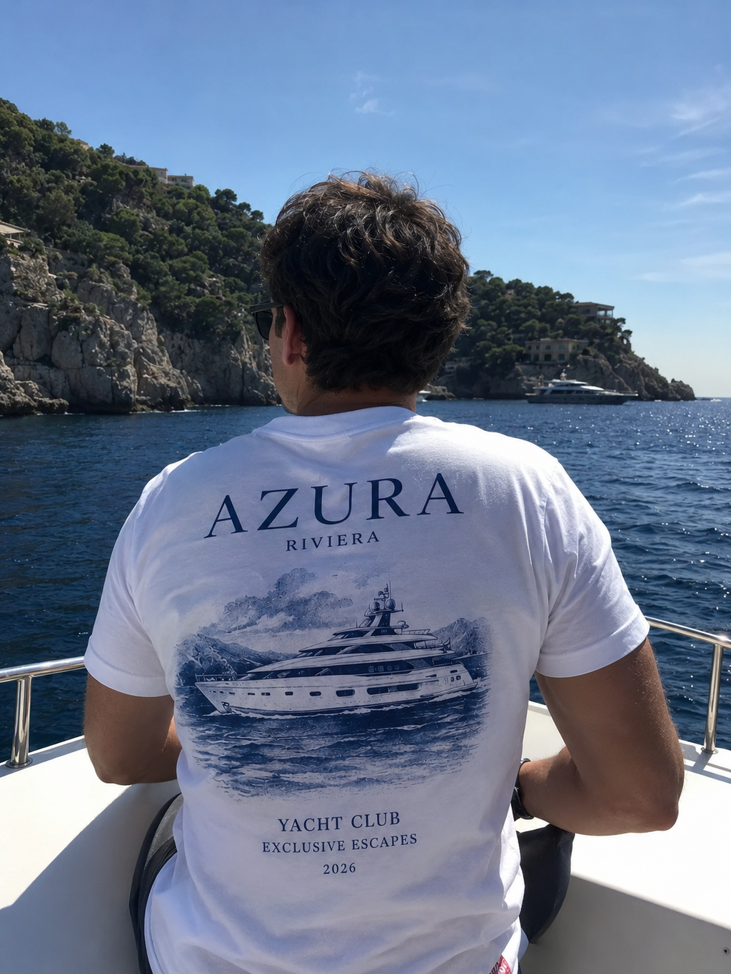 AZURA RIVIERA — Yacht Club Tee ⚓