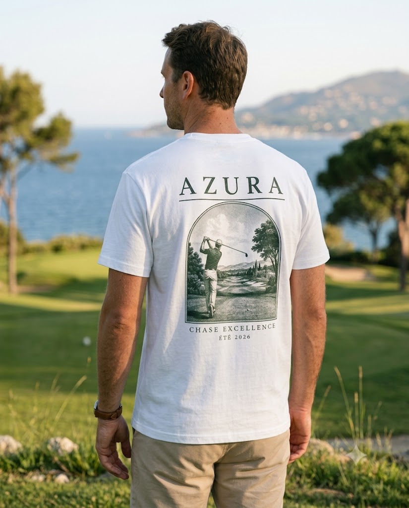 ⛳️ T-Shirt AZURA Golf 🤍